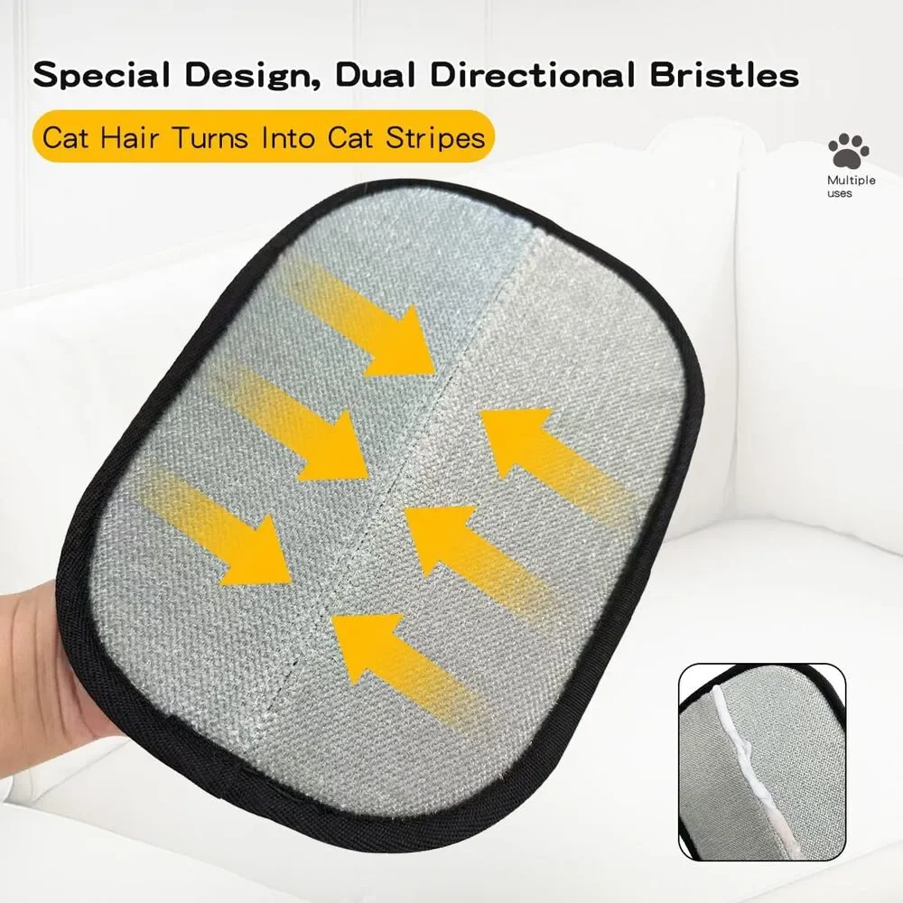 Electrostatic Pet Hair Removal Gloves: Quick Wiping - Reusable & Washable 1pcs